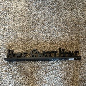 Creative Co-Op Black 'Home Sweet Home' Wall Decor.
